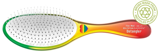 Olivia Garden OG Pride Detangling Brush — Fine hair, plain white background