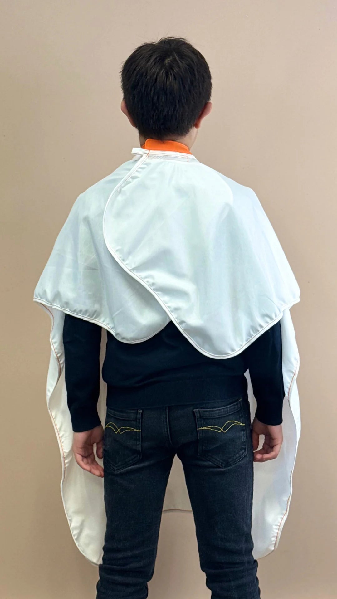 Flean'Up Kids' Poncho back view
