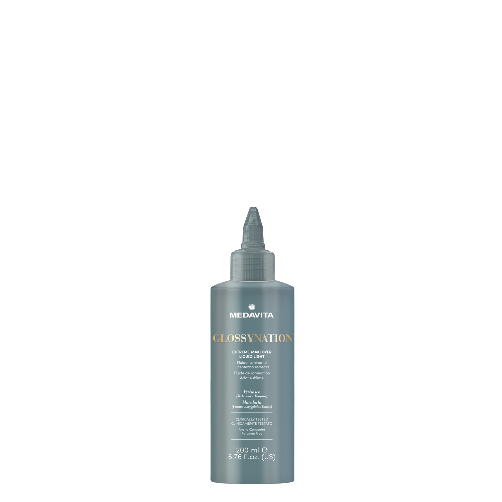 Medavita Glossynation Extreme Makeover — product front, plain white background