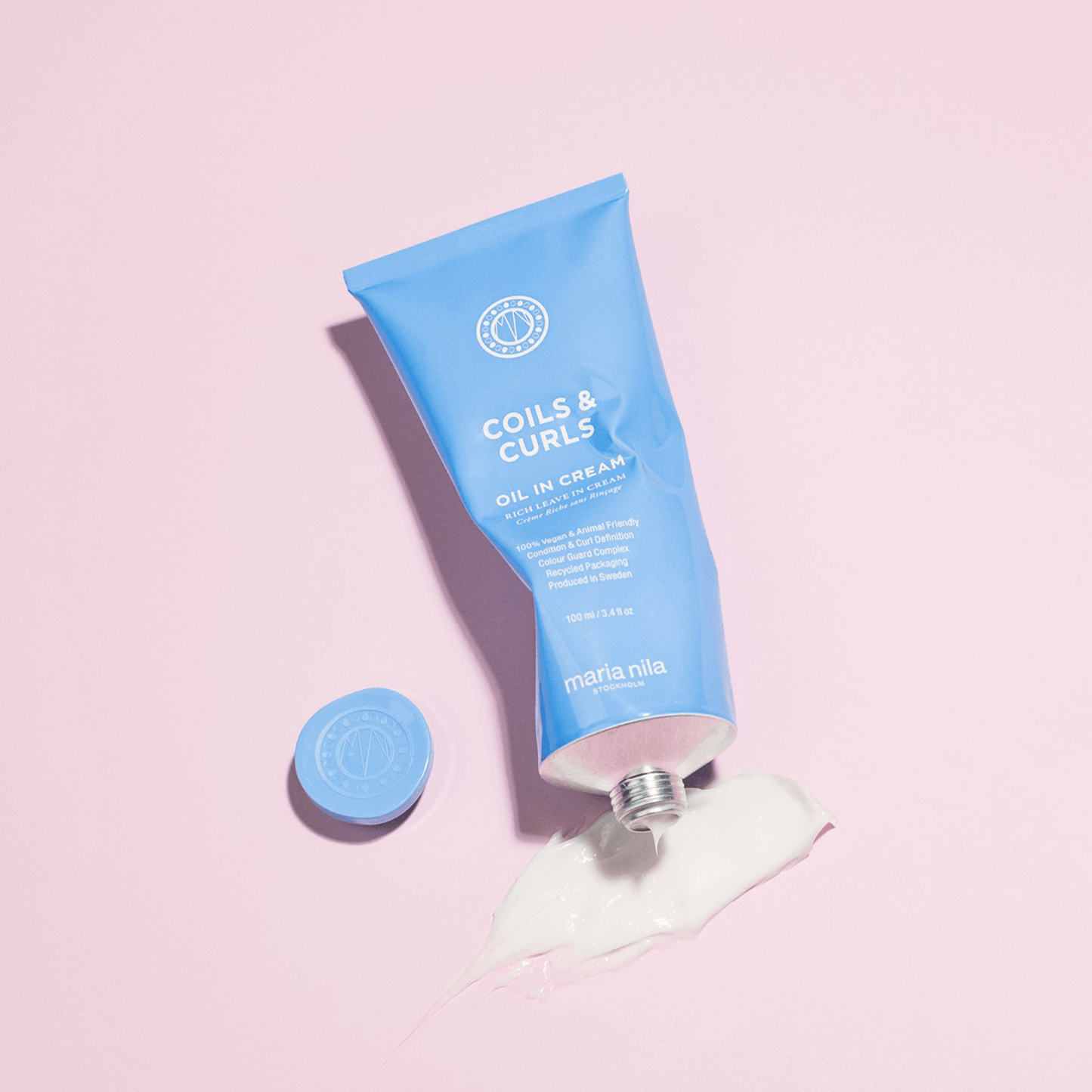 Maria Nila Rich Leave-In Cream for Coils and Curls - Nourishes and Detangles