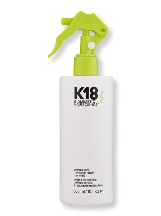 K18 PRO Pre-Service Molecular Repair Mist — 300 ml trigger-spray bottle, white background