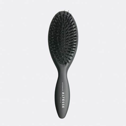 Isinis Altesse Studio 100% boar bristle oval cushion brush, Small