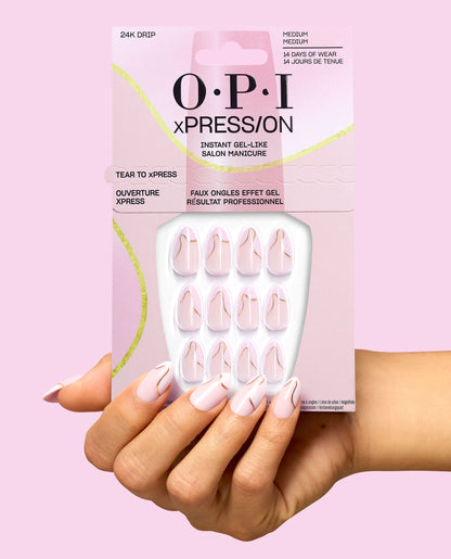 OPI xPRESS/ON — 24K Drip, official OPI product image