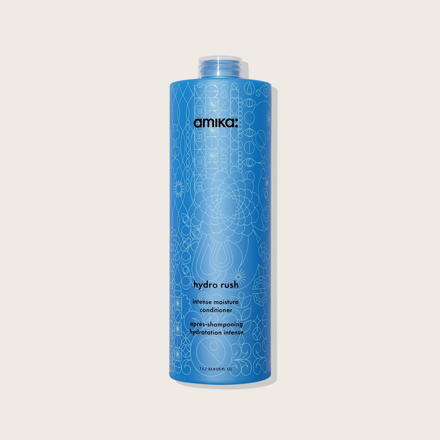 Amika Hydro Rush Intense Moisture Conditioner – Long-Lasting Hydration – 1L