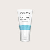 Pravana Color Enhancer Temporary Conditioner Pacific Blue — tube blanc 148 ml a bandeau bleu, etiquette de face (l'etiquette lit AQUA BLUE)