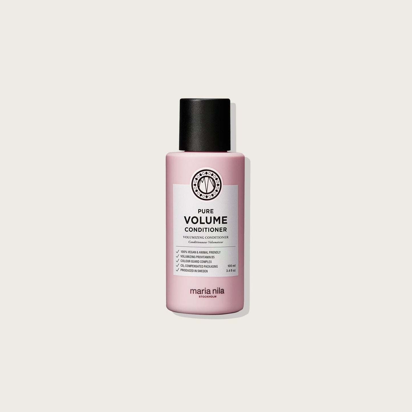 Maria Nila Pure Volume Conditioner — 100ml bottle, front label, plain background