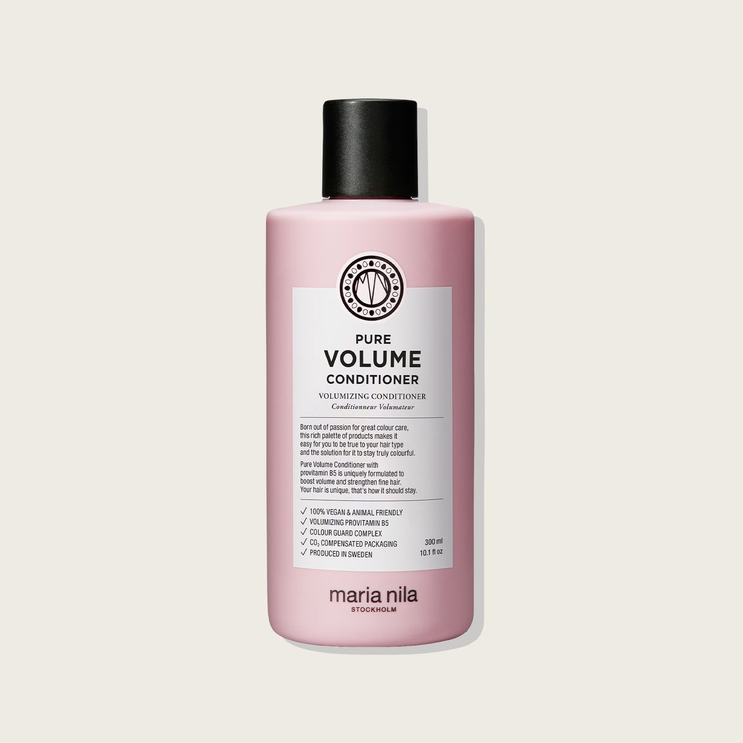 Maria Nila Pure Volume Conditioner — 300ml bottle, front label, plain background