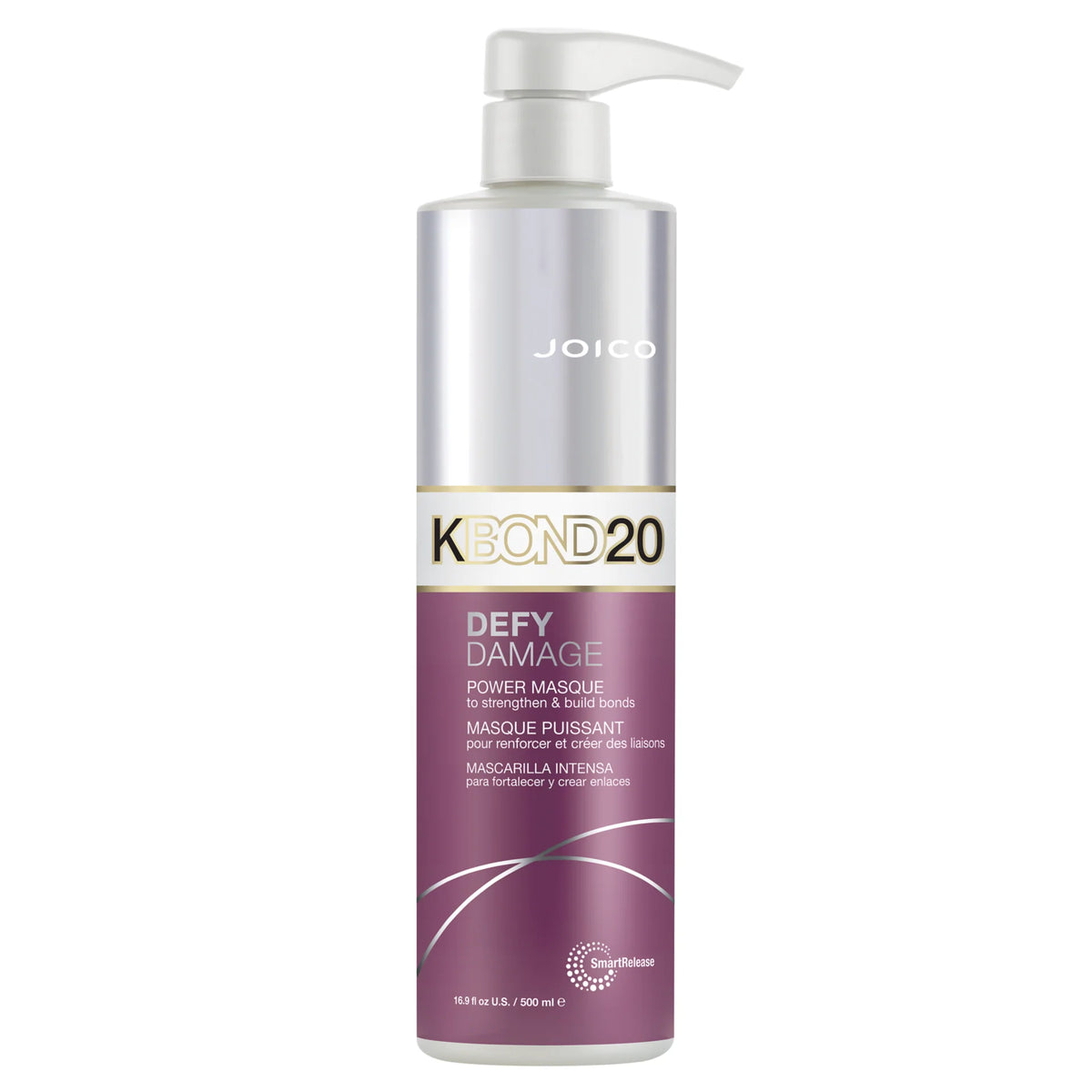 Joico Defy Damage KBOND20 Power Masque — 500 ml pump bottle, front label, plain white background