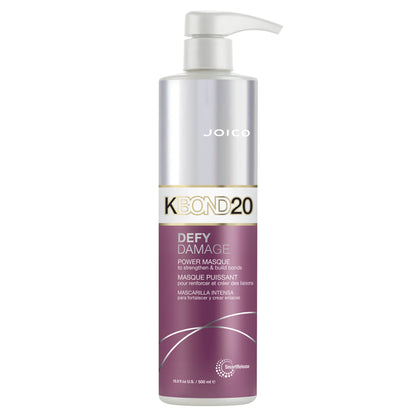 Joico Defy Damage KBOND20 Power Masque — 500 ml pump bottle, front label, plain white background