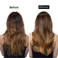 L'Oréal Professionnel Inforcer Conditioner — before and after on long mid-brown hair