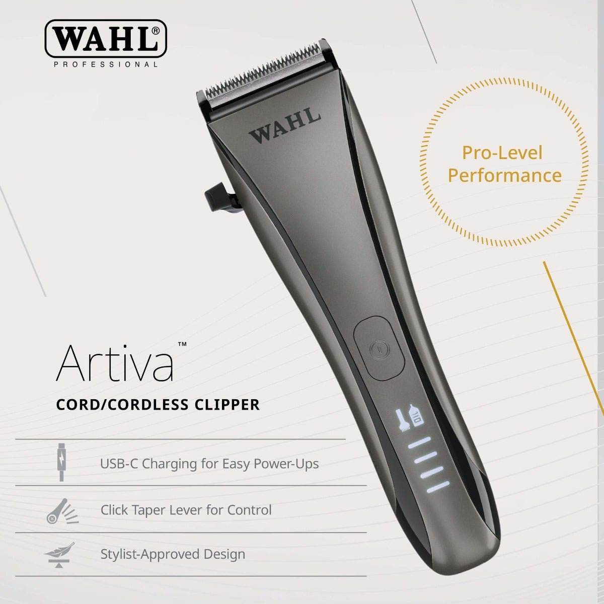 Wahl Artiva Cord/Cordless Clipper – #3028894 — product image 5