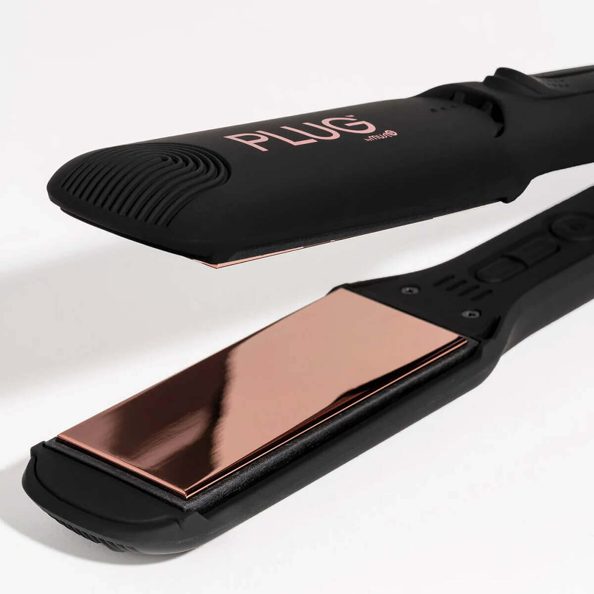 Plug By Must52 Kera Smooth Titanium Flat Iron – 1.5" Plates, 20 Heat Settings to 480°F