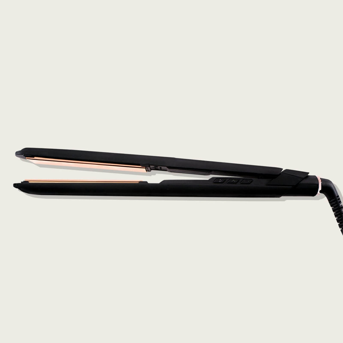 Plug By Must52 Sleek Nano-Titanium & Ceramic Flat Iron – 1" Floating Plates, 11 Heat Settings