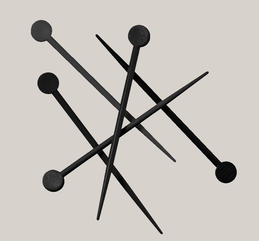 (50/sac) Tiges en plastique