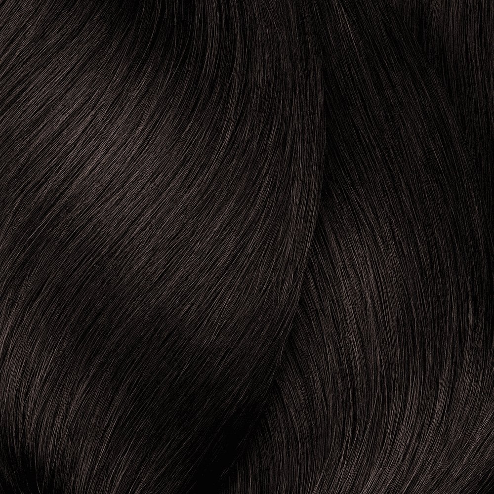 L'Oréal Professionnel Majirel Permanent Colour Crème shade 4.15 Medium Brown — hair colour swatch