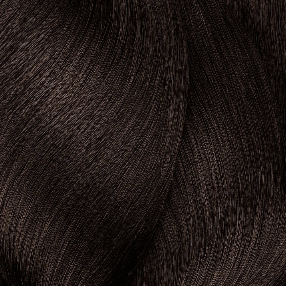L'Oréal Professionnel INOA Ammonia-Free Permanent Colour shade 4.35 Medium Brown — hair colour swatch