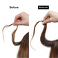 L'Oréal Professionnel Inforcer Conditioner — before and after strand test showing reduced breakage