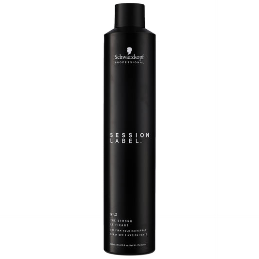 Schwarzkopf Osis+ Session Label Laca de fijación fuerte y firme, 300 ml