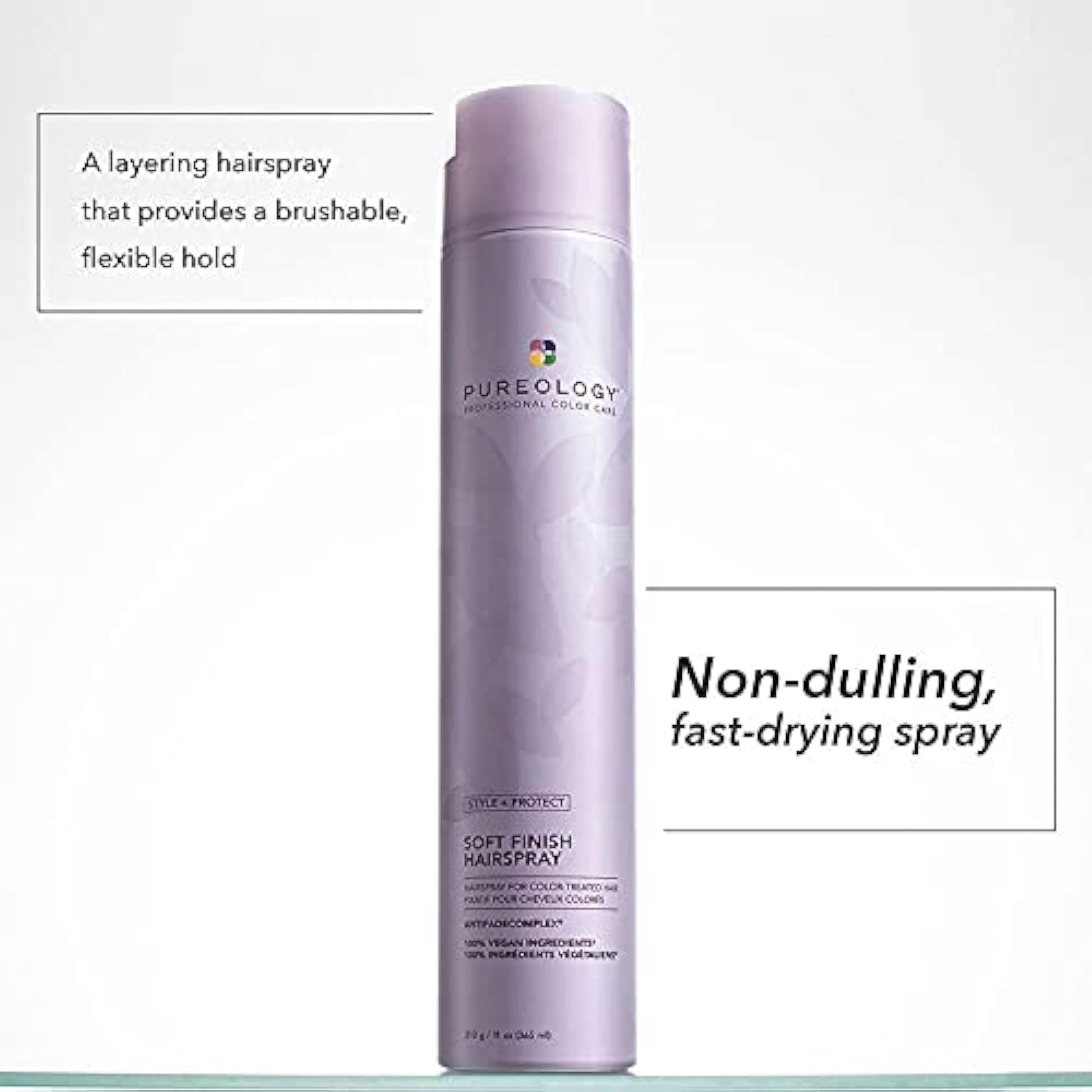 Pureology Style + Protect Soft Finish Hairspray 312g