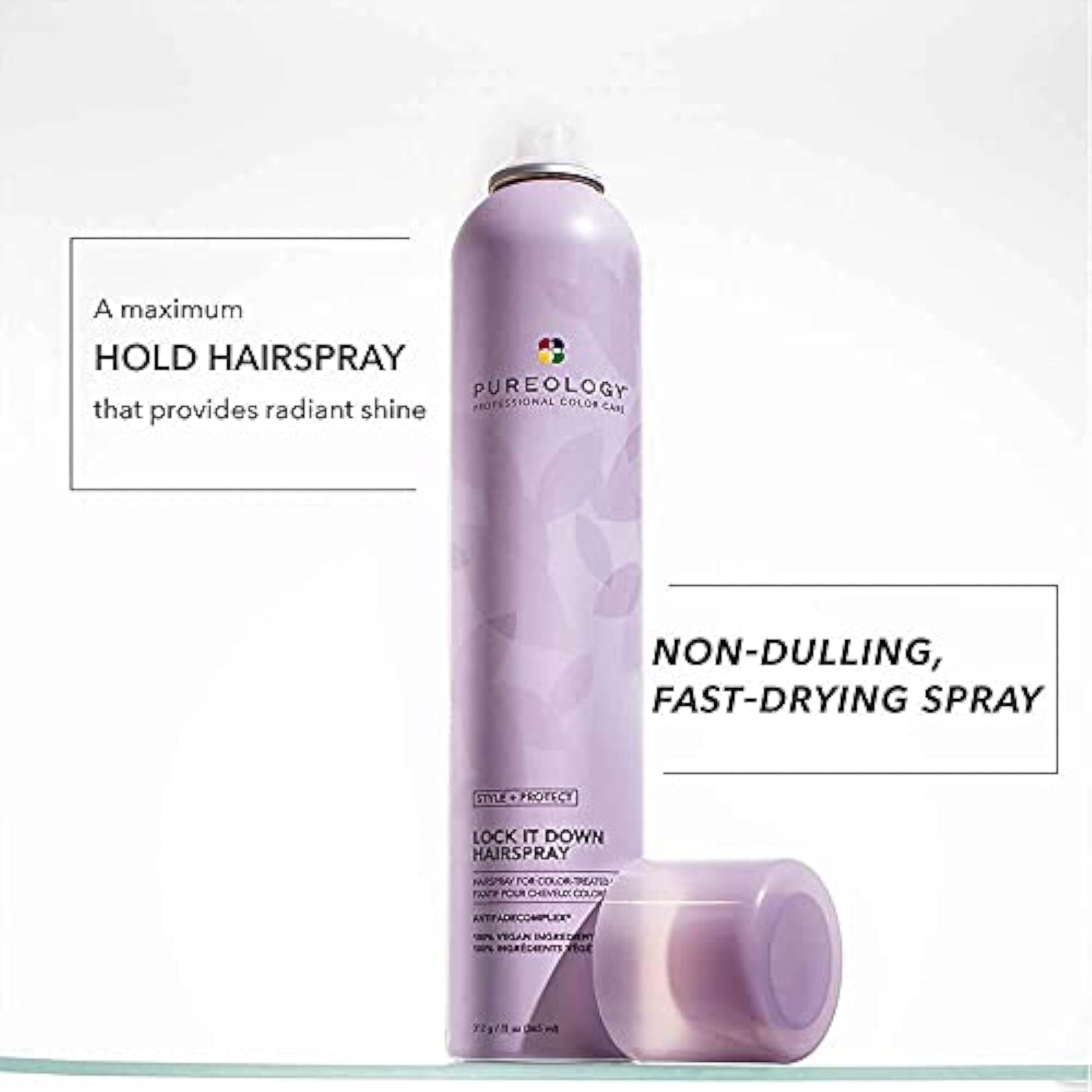 Pureology - Style + Protect - Laque pour cheveux Lock It Down | 10,5 oz |