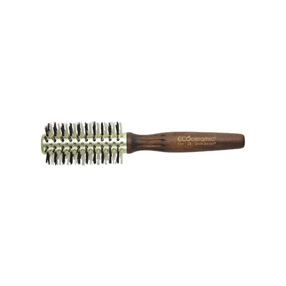 Olivia Garden Round firm thermal brush with soft bristles — 54MM: EcoCeramic firm-bristle thermal round brush, side view, plain white background