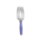 Olivia Garden Fingerbrush ionic detangling brush, medium, curved and vented with a purple handle