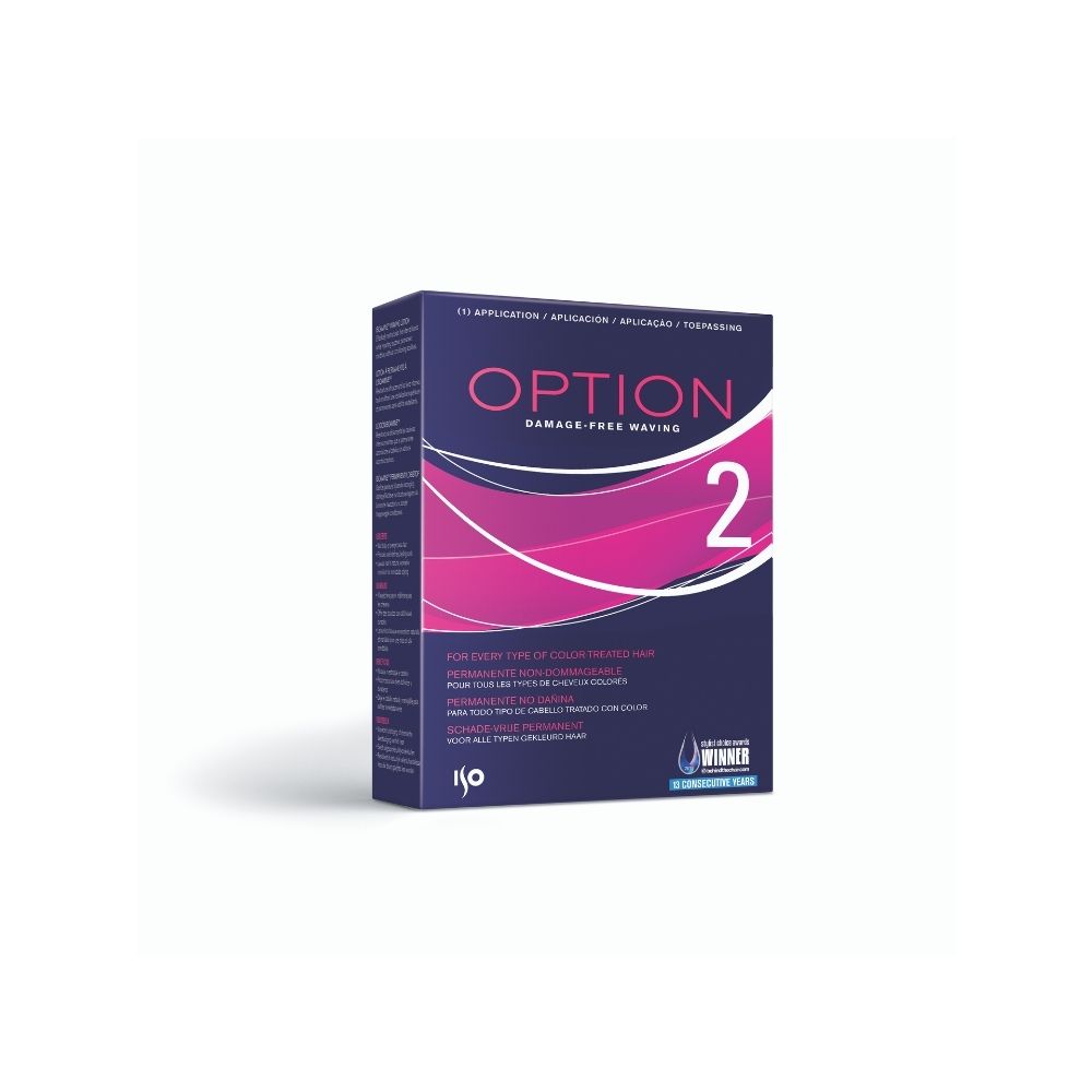 Iso Option 2 perm for colour-treated hair
