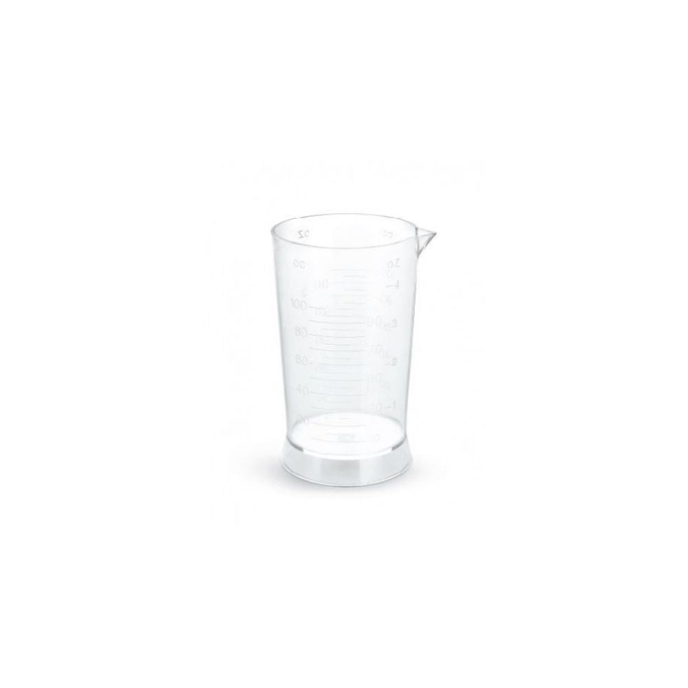 Joico Measuring Cup — graduated clear mixing cup, plain white background