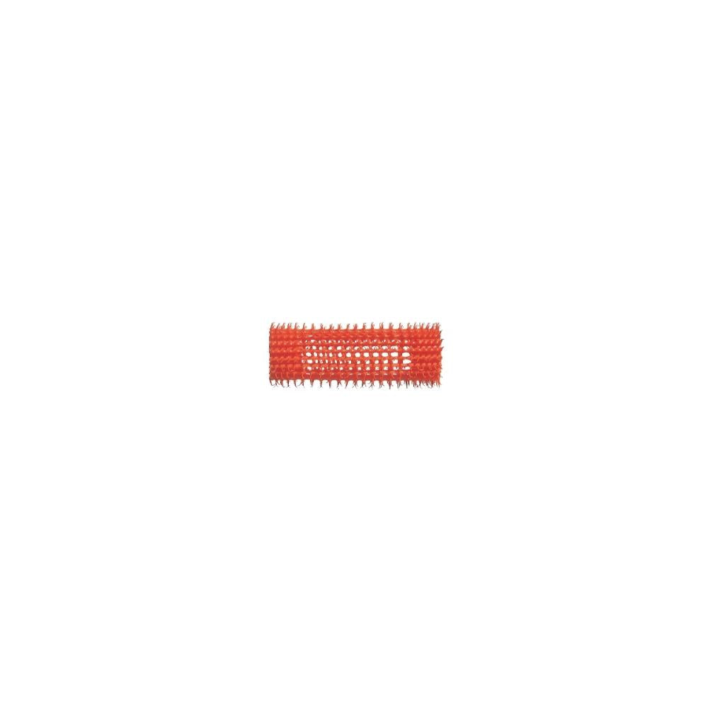 Olivia Garden Jet Set EZ Grip self-gripping roller, 27 mm orange, on a plain white background