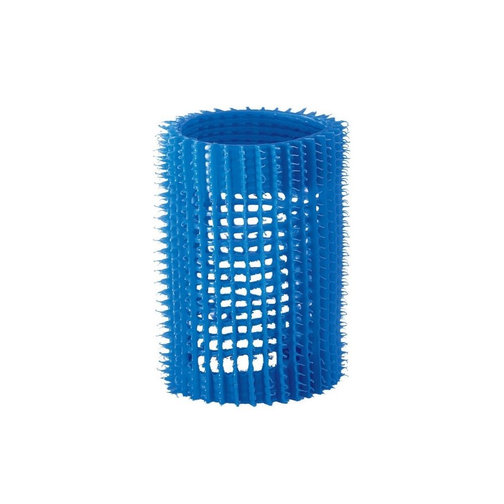 Olivia Garden Jet Set EZ Grip self-gripping roller, 44 mm blue, on a plain white background