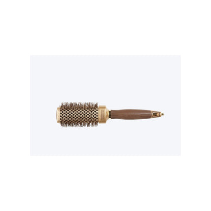 Olivia Garden Square Shaper brush — 40MM: NanoThermic square shaper brush, side view, plain white background