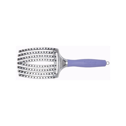 Olivia Garden Fingerbrush Combo detangling brush, large, curved and vented with two bristle types