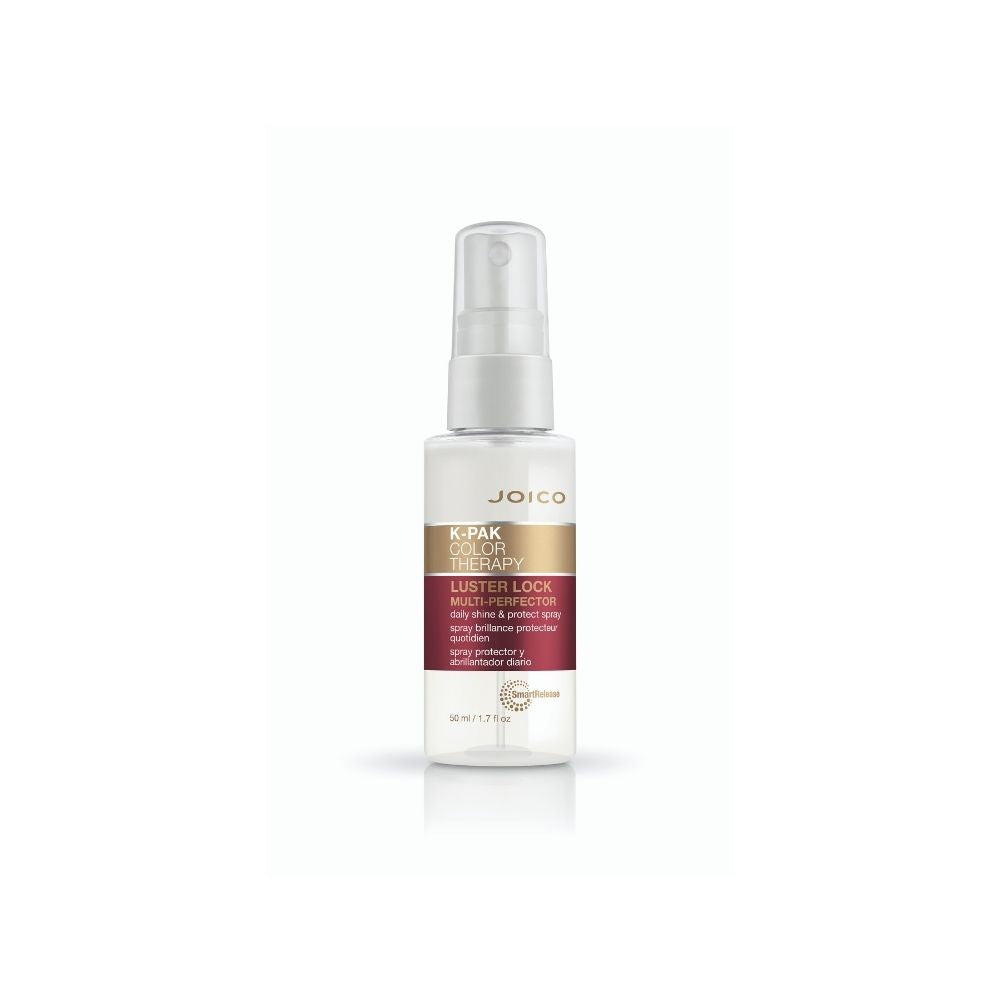 Joico Luster Lock Multi-Perfector Daily Shine & Protect Spray — second bottle frame, front label, plain white background