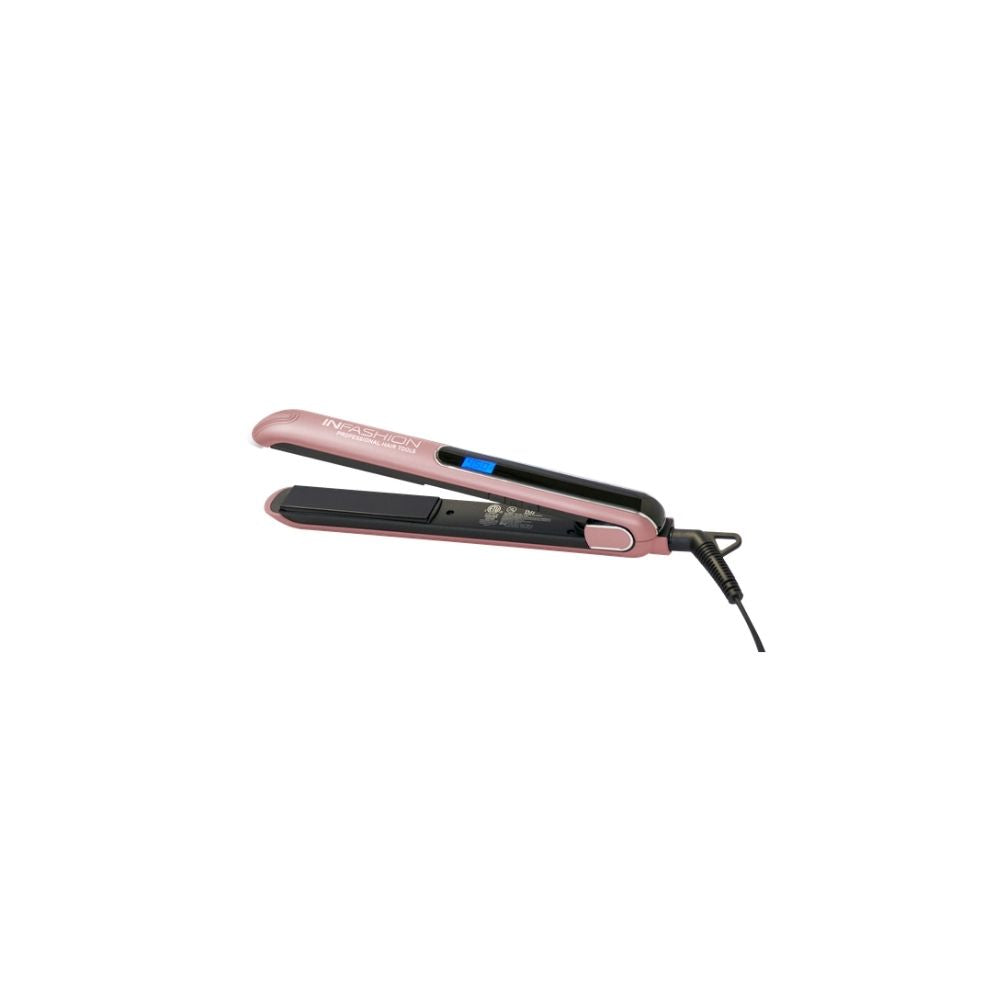 InFashion PRO 1-inch flat iron, Rose Gold