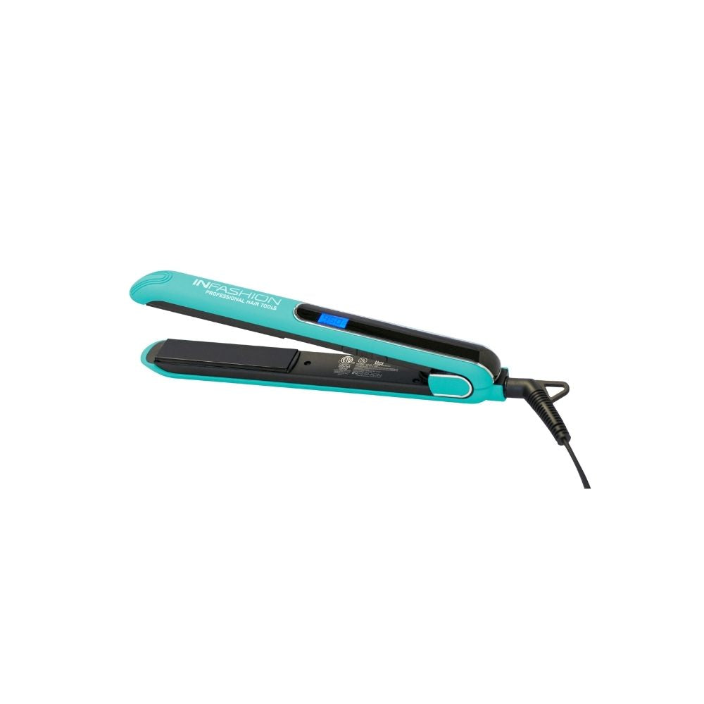 InFashion PRO 1-inch flat iron, Turquoise