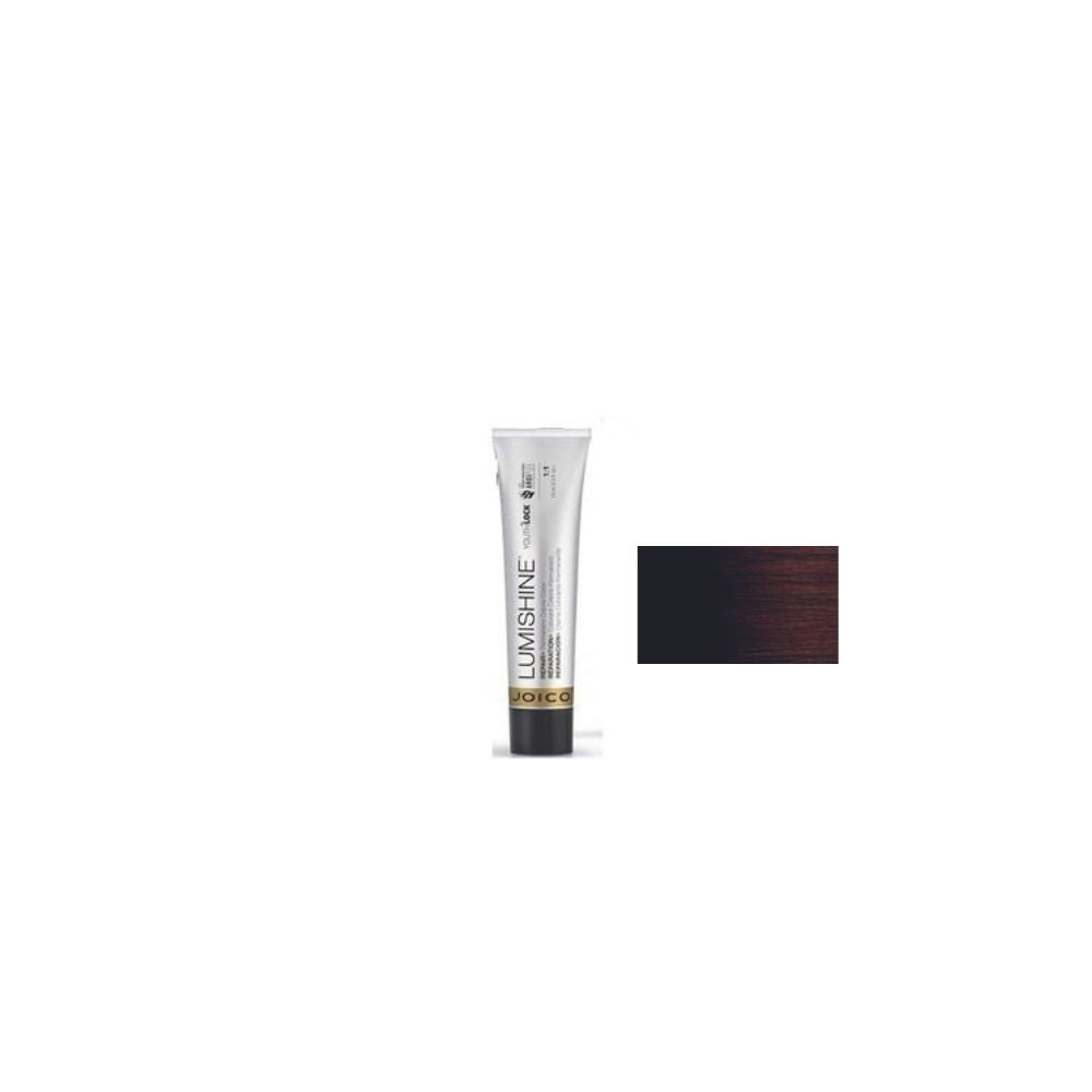 Joico YouthLock Permanent Creme Color — shade 5NNG / Natural Natural Gold Light Brown, 74 ml/60 ml tube with its colour swatch, plain white background