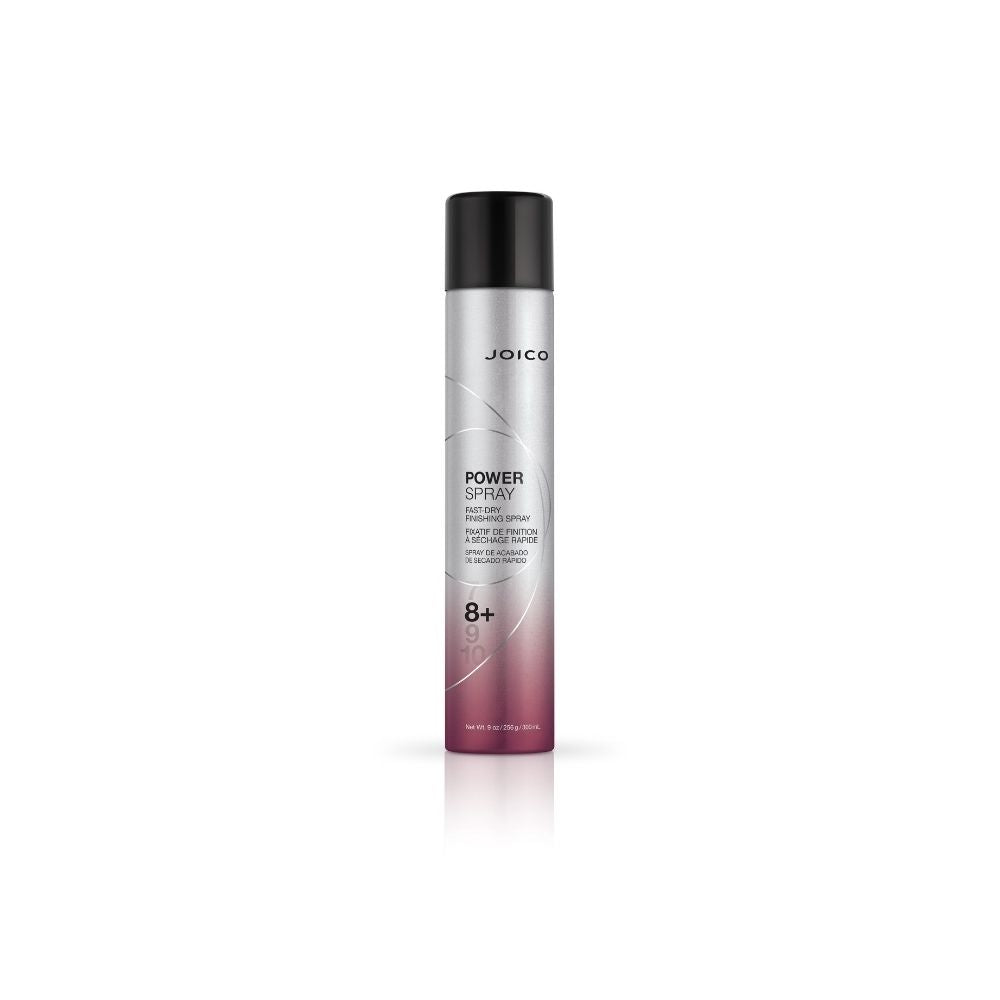 Joico Power Spray Fast-Dry Finishing Spray — 300 ml can, front label, plain white background