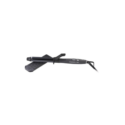 Olivia Garden Curling iron includes heat-resistant mat and brush — 25 mm (1 po): curling iron with its heat-resistant mat, plain white background
