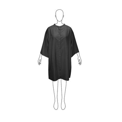 Olivia Garden NewCycle Recycled Salon Jacket & Vest — Jacket 100 Recycled: garment shown on a figure, front view, plain white background