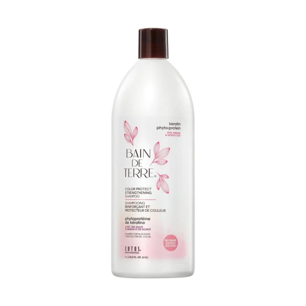 Bain de Terre Keratin Phyto-Protein Color Protect Strengthening Shampoo 1 L — exact Capilex product image