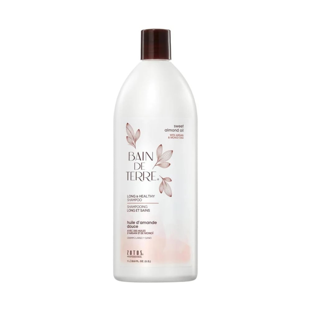 Bain de Terre Sweet Almond Oil Long and Healthy Shampoo 1 L — exact Capilex product image