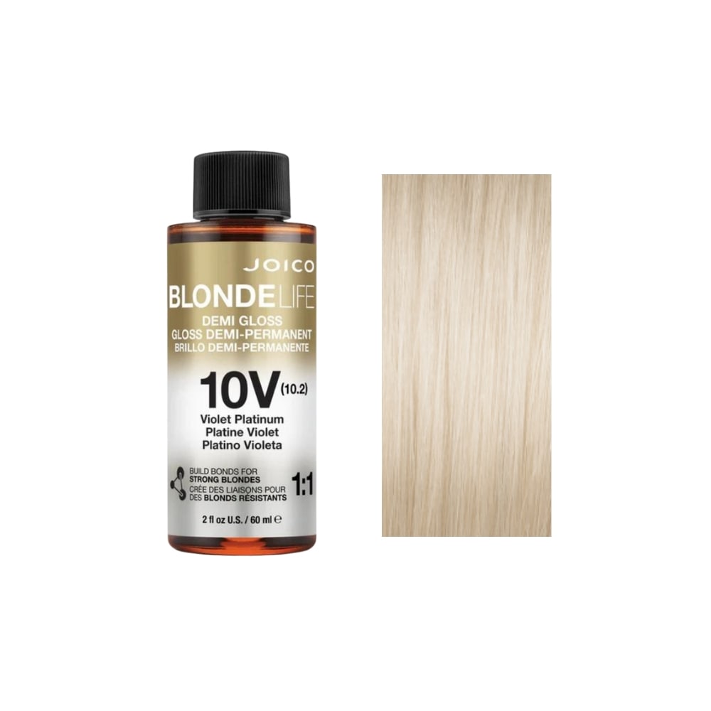 Joico Blonde Life Demi Gloss — 10V pack shot, plain white background