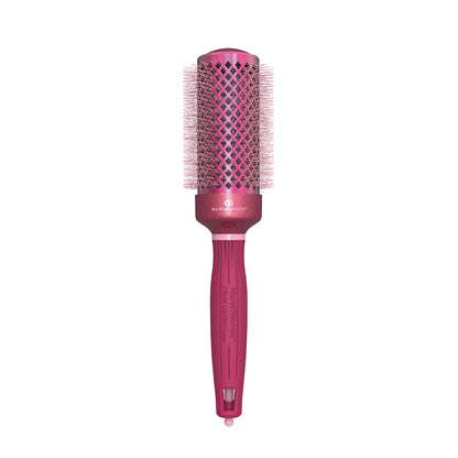 Olivia Garden Ceramic + ion 44 mm thermal round brush in the pink BCA 2023 finish, on a plain white background