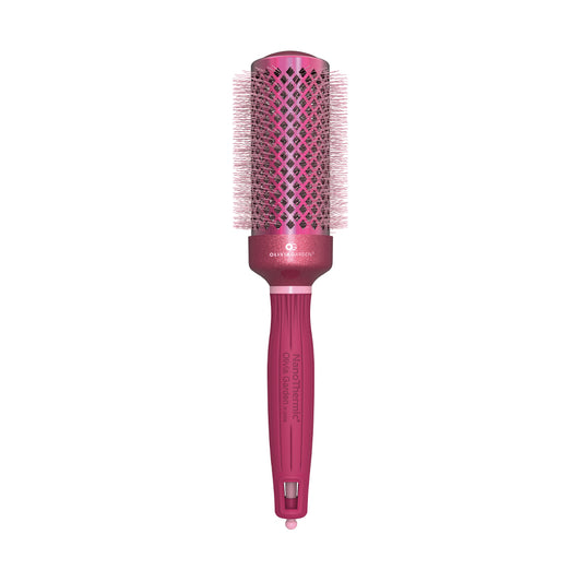 Olivia Garden Ceramic + ion 54 mm thermal round brush in the pink BCA 2023 finish, on a plain white background