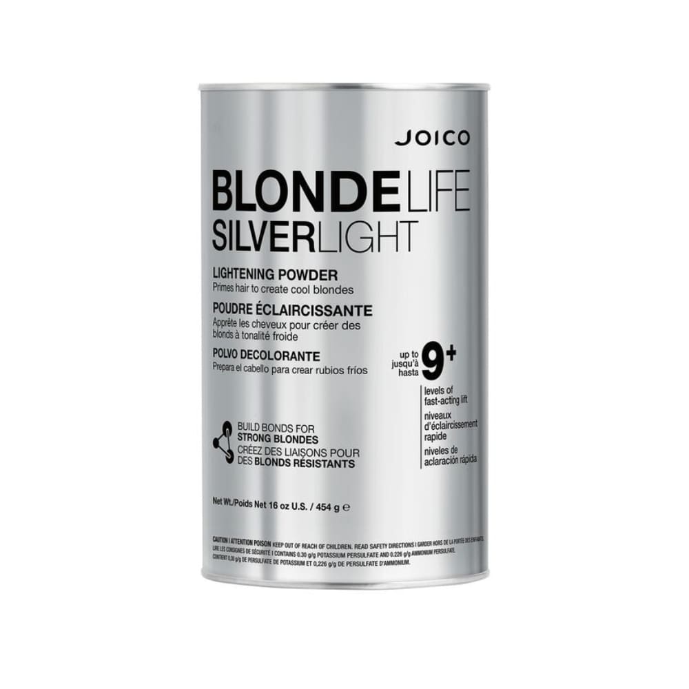 Joico Blonde Life Silverlight Lightening Powder — 454g pack shot, plain white background
