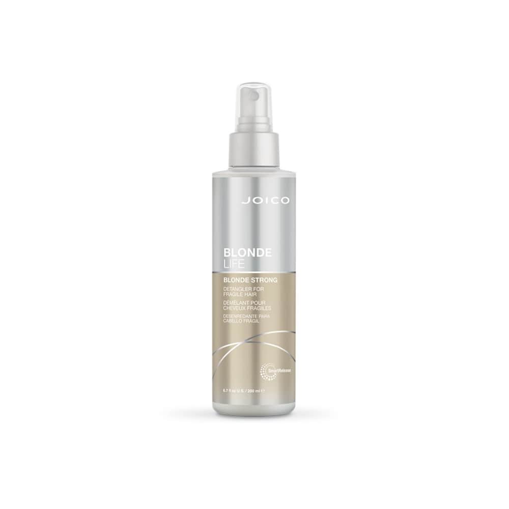 Joico Detangler for Fragile Hair — detangling spray bottle, front label, plain white background