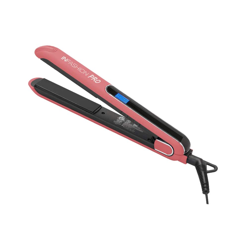 InFashion PRO 1-inch flat iron, Coral