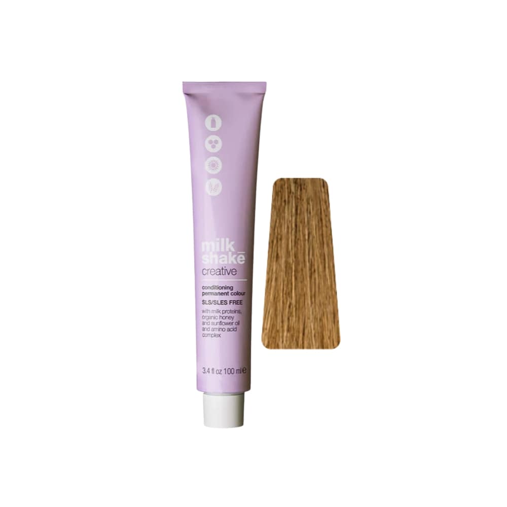 milk_shake Creative Permanent Colour 7N Medium Blond (7) 100 ml tube with swatch