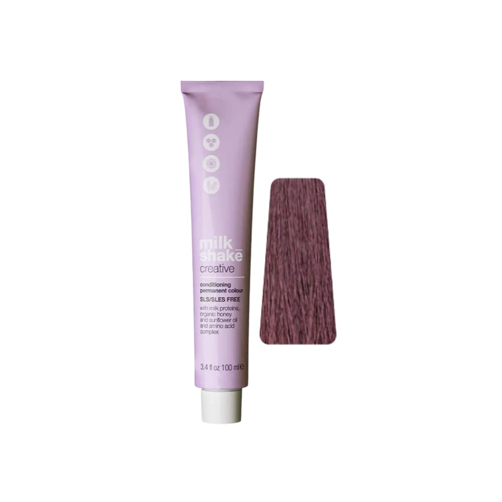 milk_shake Creative Permanent Colour 4M Mahogany Medium Brown (4.5) 100 ml tube with swatch
