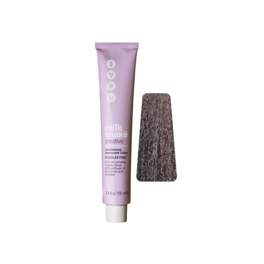 milk_shake Creative Permanent Colour 5GM Golden Mahogany Light Brown (5.35) 100 ml tube with swatch